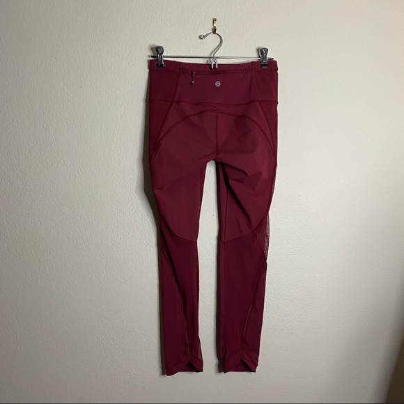 LULULEMON rosewood Run with the Sun tight leggings - Picture 1 of 12